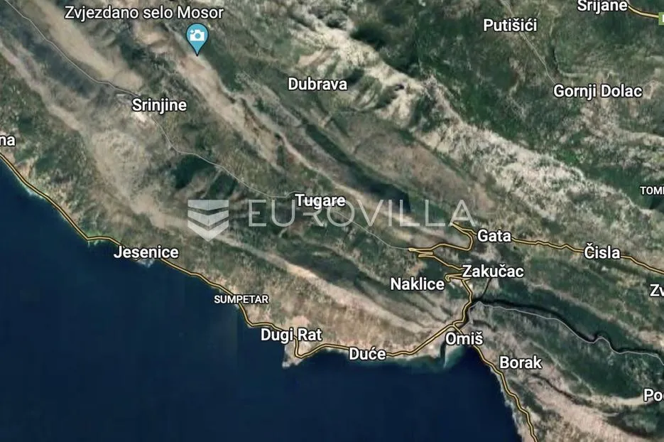 Tugare, građevinsko zemljište - Tugare, Omiš