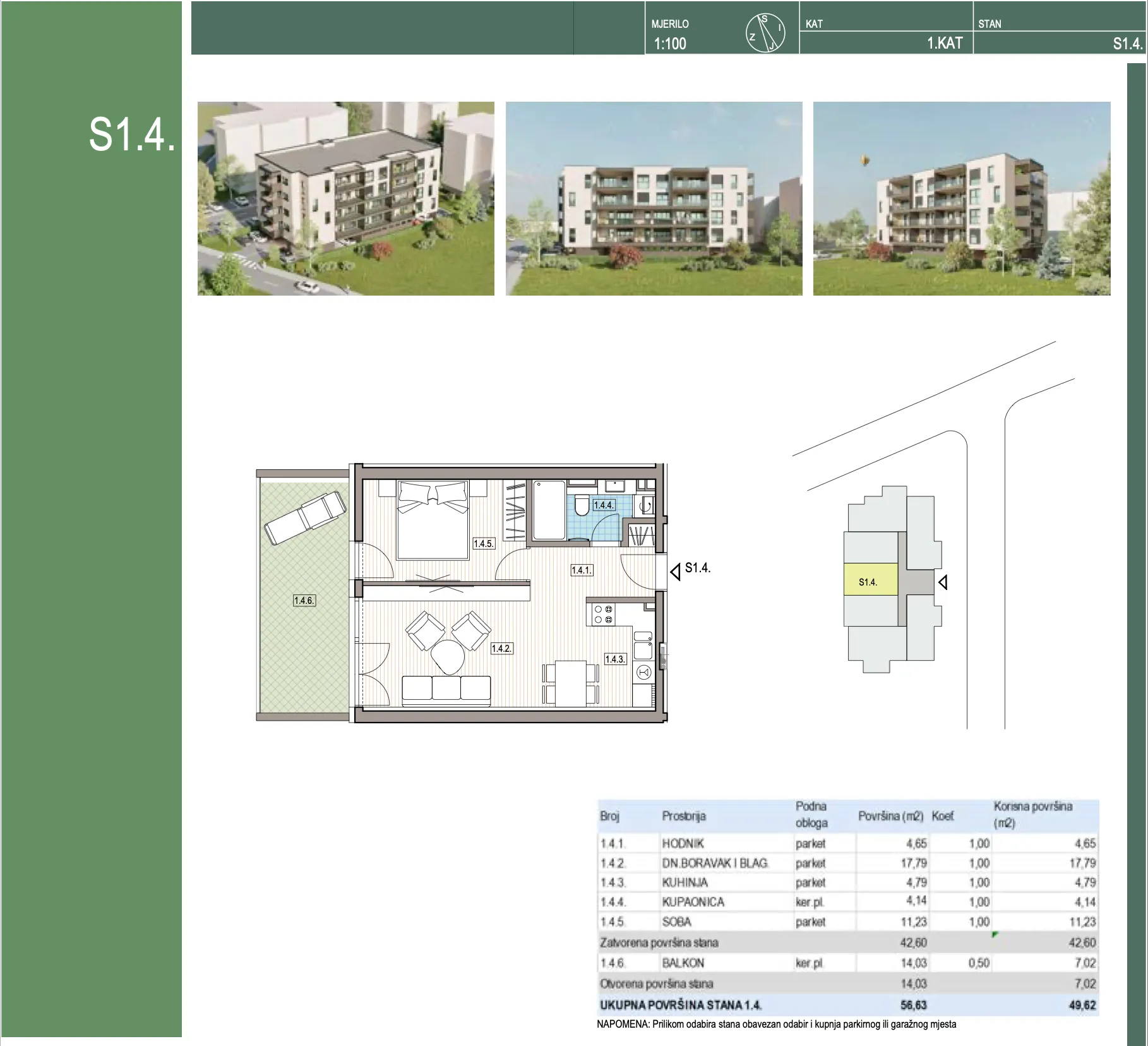 krapinske toplice, dvosoban stan 50 m² na 1. katu novogradnja - slika 8