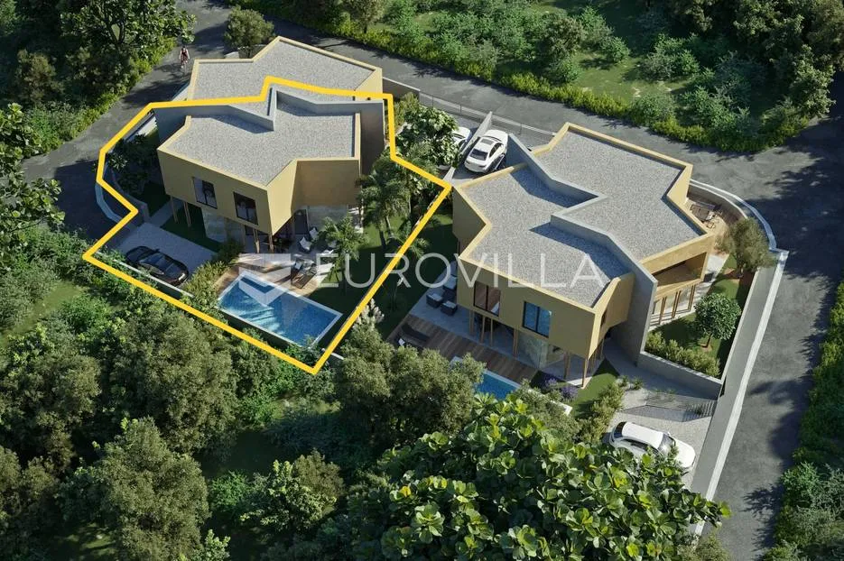 Brtonigla, duplex kuća br.3 s 116 m2, bazen