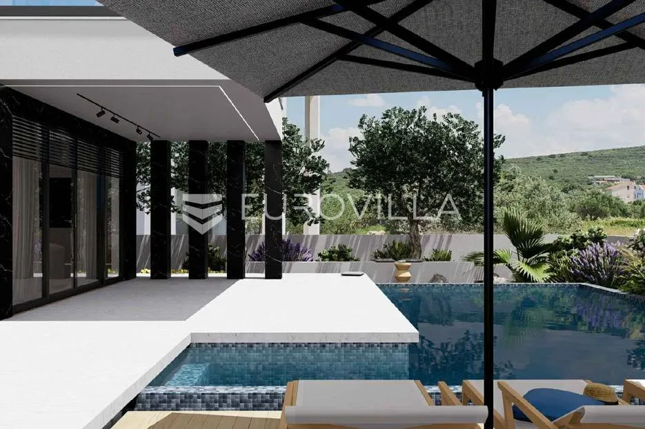 zadar, sukošan, moderna villa s bazenom i pogledom na more - slika 6