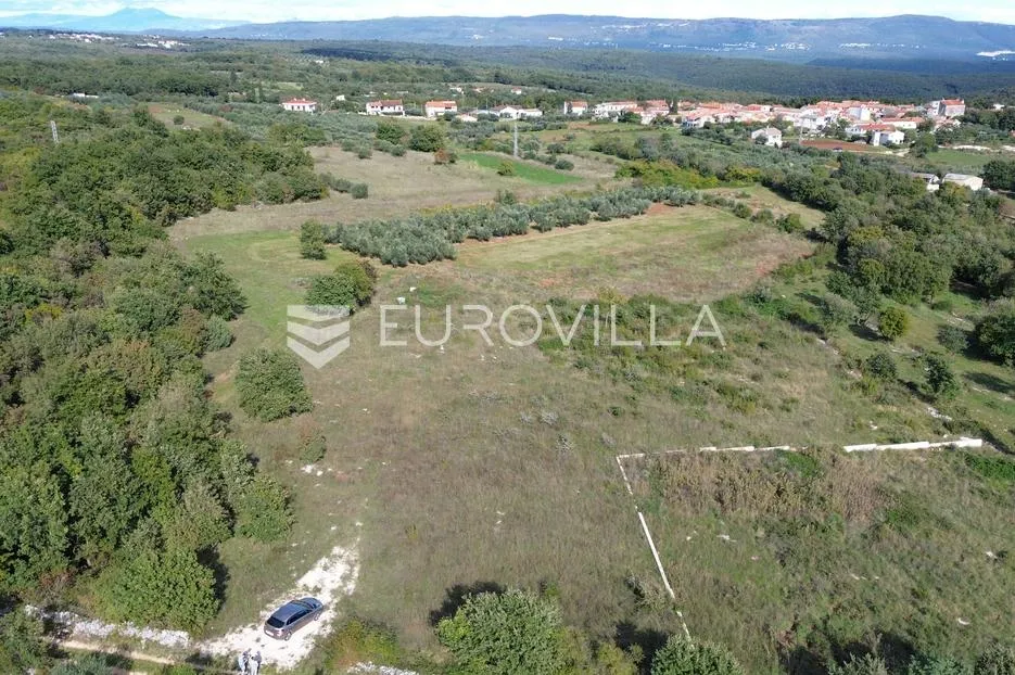 istra, krnica, izuzetan građevinski teren s pogledom na more, pravomoćna građevinska dozvola - slika 6
