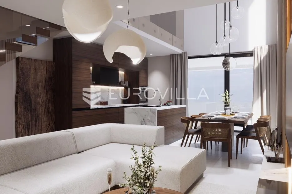 vodice, građevinsko zemljište 468 m², s projektom i dozvolm za vilu - slika 2