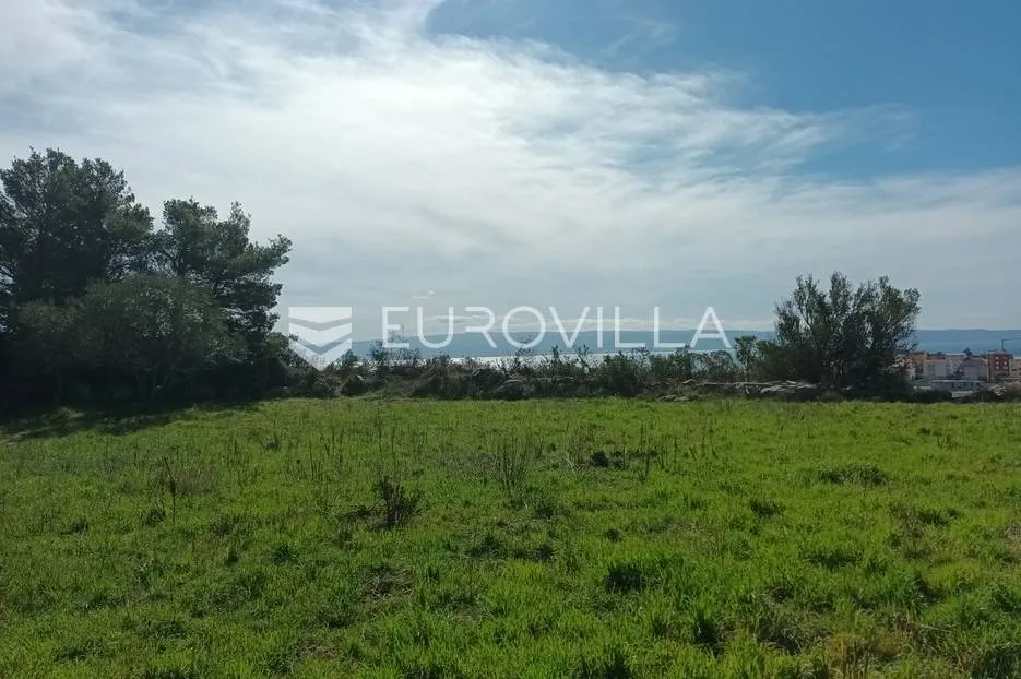 Podstrana, građevinsko zemljište s otvorenim pogledom na more - Podstrana - Miljevac, Podstrana