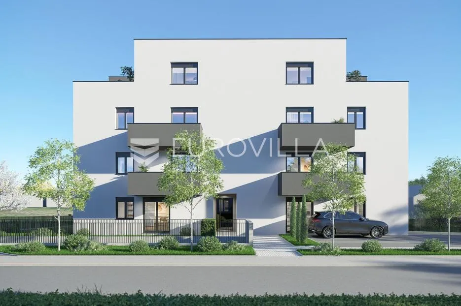 zagreb, botinec, četverosoban stan na uvučenom katu moderne novogradnje 108 m² - slika 3