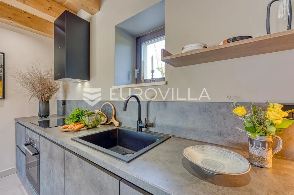 istra, labin, šumber, unikatna samostojeća villa na velikoj okućnici s pogledom - slika 49