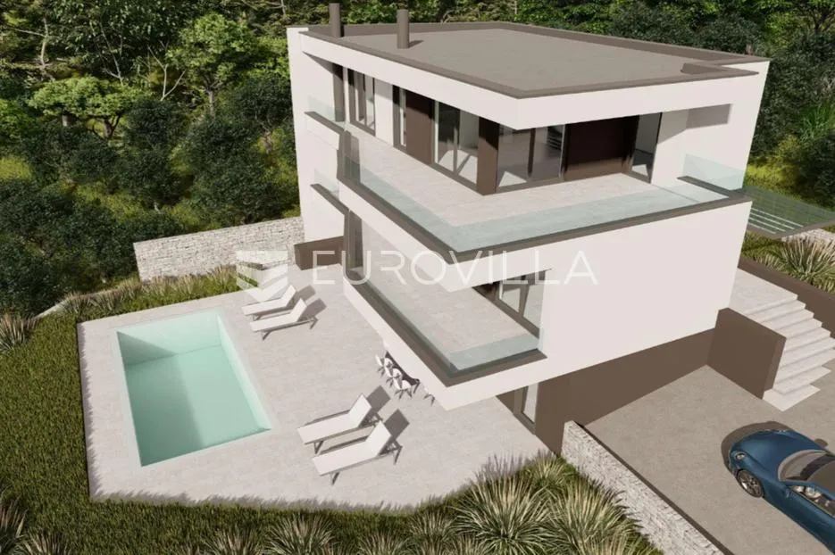 istra, duga uvala, villa s pogledom, teretanom i saunom 322m2 - slika 3