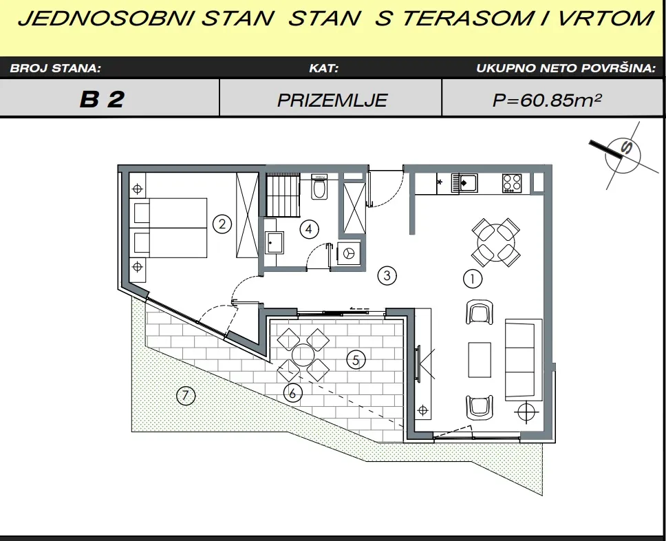 makarska, luksuzni jednosoban stan s panoramskim pogledom na more i prostranom terasom, novogradnja - slika 4