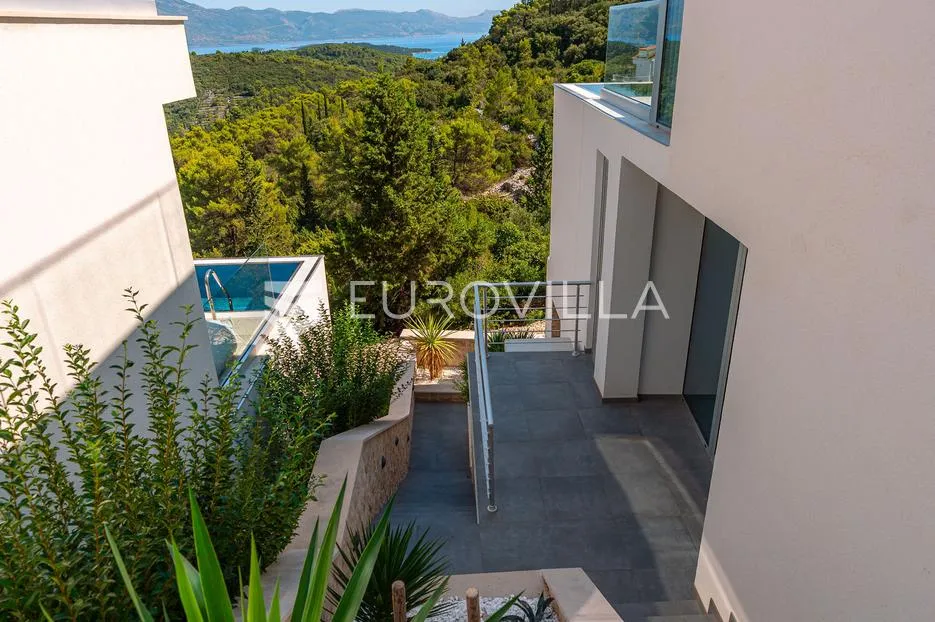 korčula, luksuzna obiteljska vila s otvorenim pogledom na more - slika 31