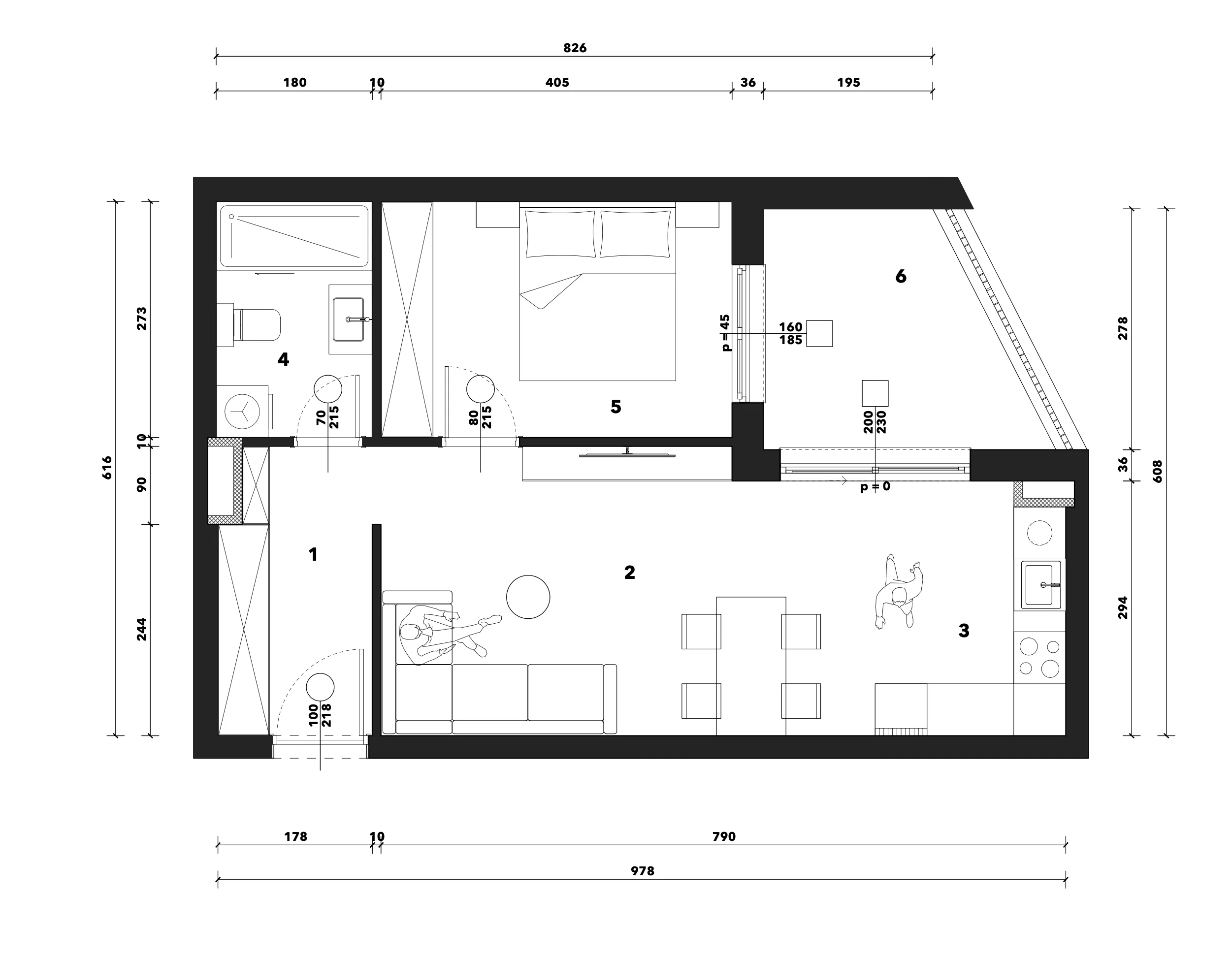 zagreb, črnomerec, kuniščak, atraktivan dvosoban stan u novogradnji, 52 m² - slika 9
