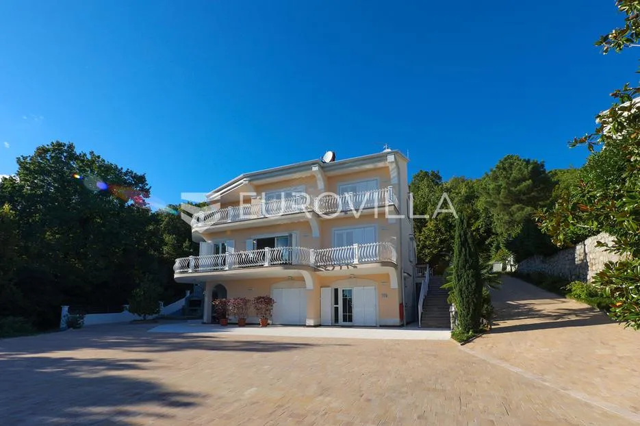 opatija, bregi, predivna obiteljska vila, panoramski pogled na more - slika 4