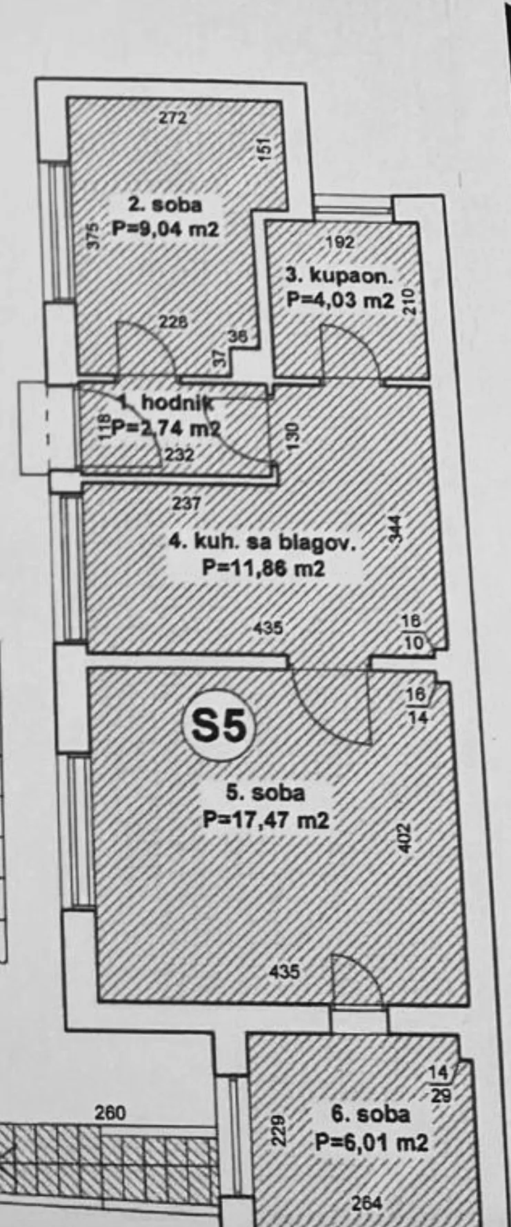 zagreb, šalata, trosoban stan 81 m² s tavanom, adaptacija - slika 7