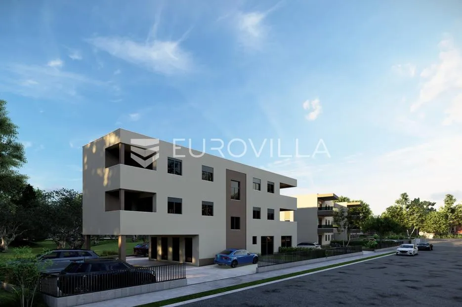 Kaštela, trosoban stan 78,6 m², novogradnja s uz dva parkirna mjesta i pogled na more - Kaštel Lukšić, Kaštela