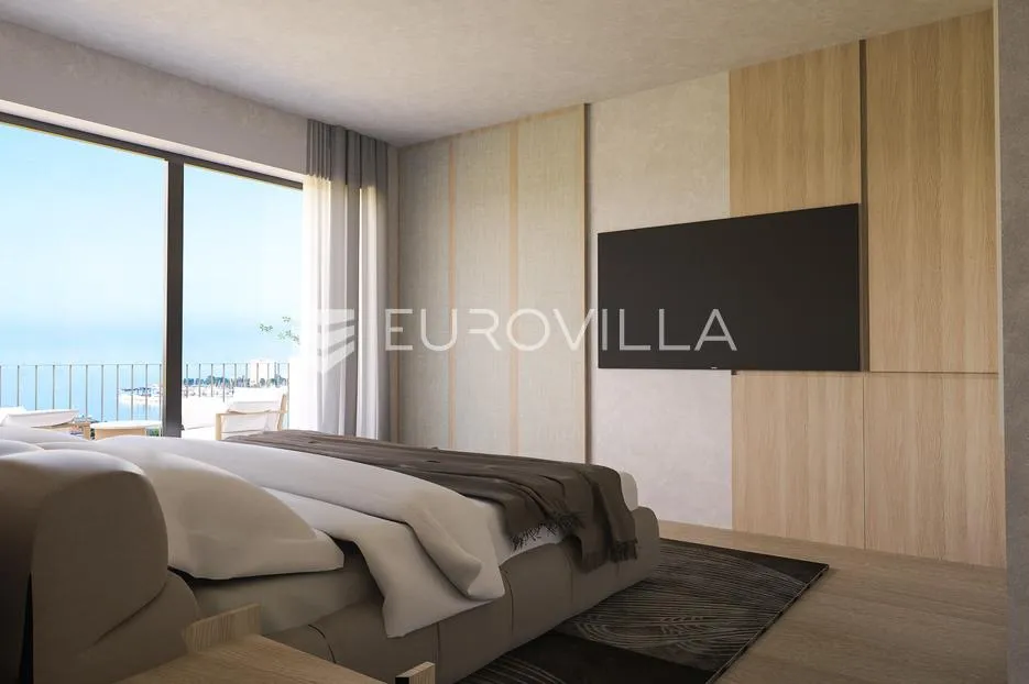 istra, umag — green tower residence, moderan jednosoban stan s terasom na 1. katu - slika 7