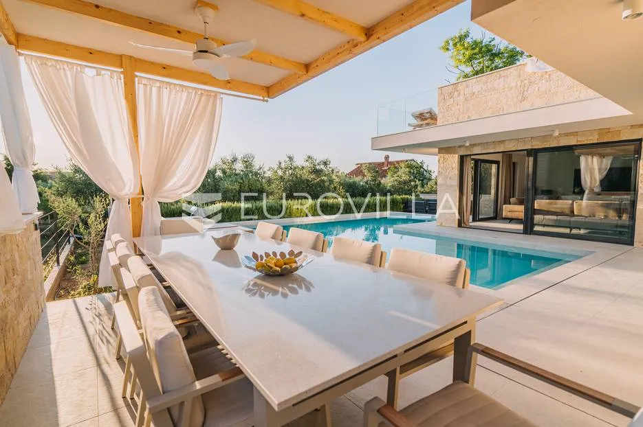 zadar, privlaka, prekrasna novoizgrađena vila - slika 11