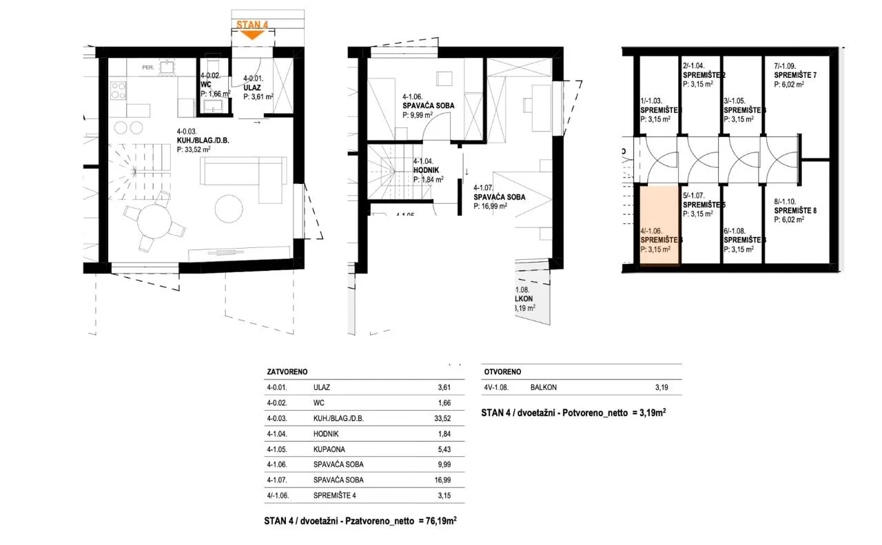 ludbreg, trosoban stan površine 75,40 m², novogradnja - slika 5