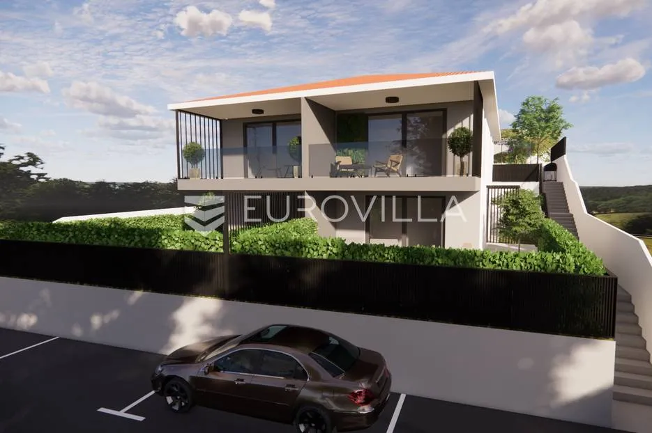 omišalj, otok krk, novogradnja, stan c 67,56 m² s okućnicom - slika 3