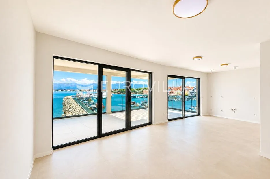 zadar, privlaka, luksuzni dvosoban stan 1. red do mora, 126,38 m² - slika 2