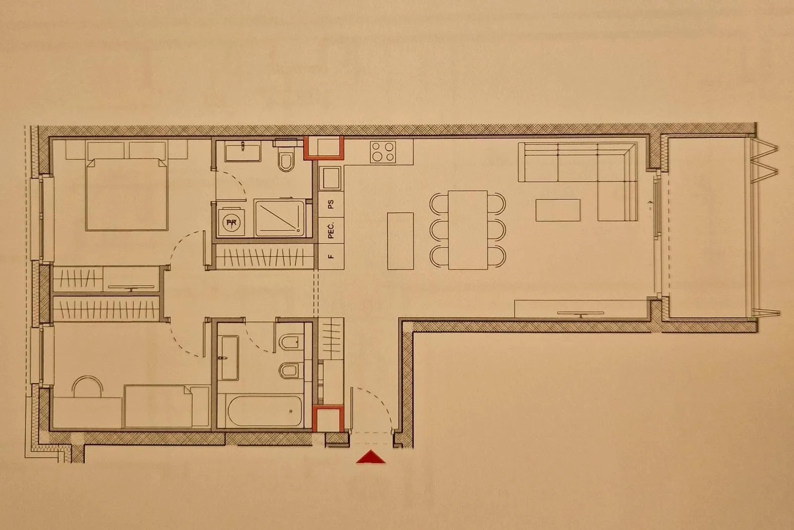 zagreb, heinzelova vmd, moderan trosoban penthouse 101,5 m² - slika 11
