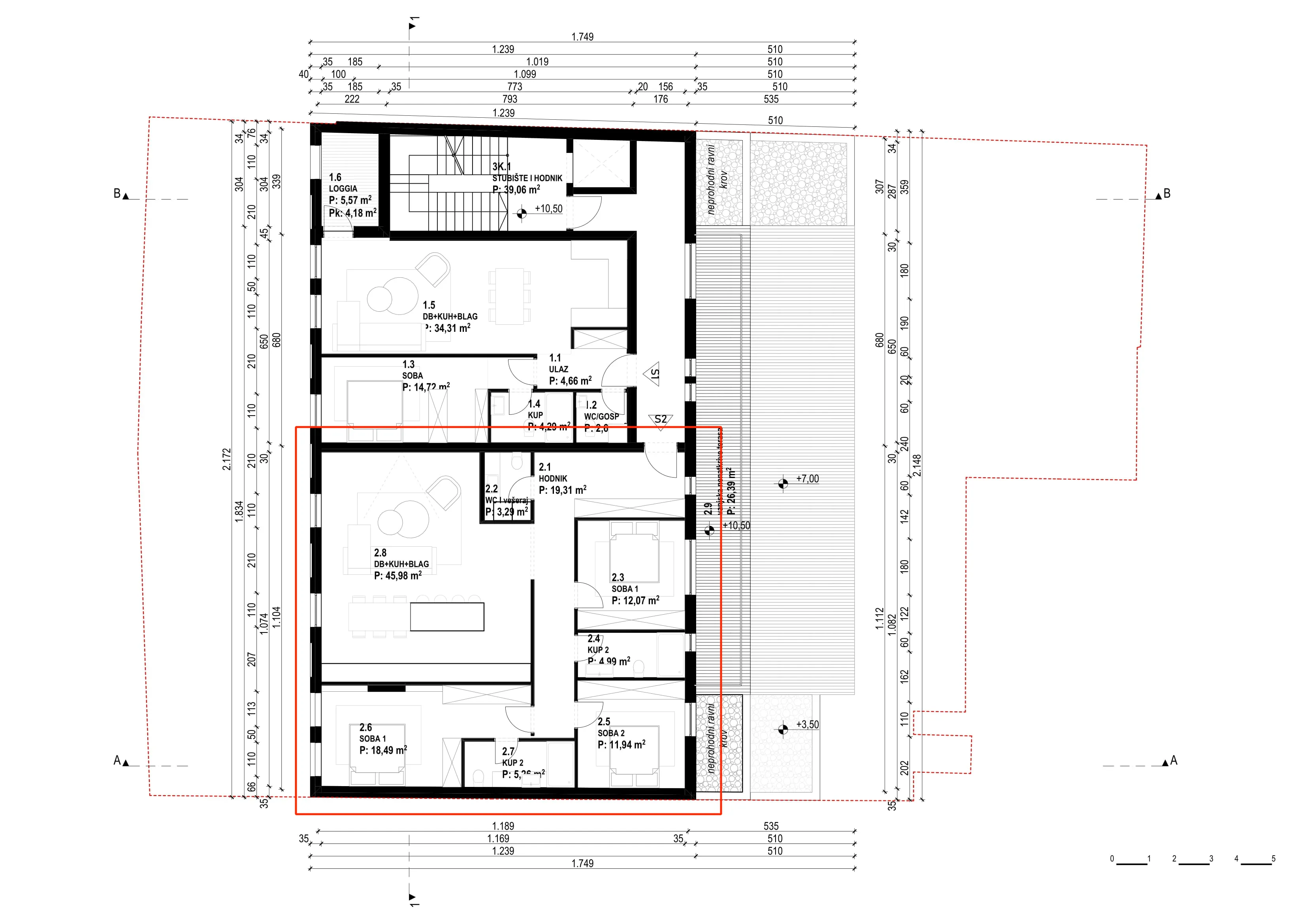 zagreb, črnomerec, novogradnja, luksuzan četverosoban stan 127,93 m² - slika 6