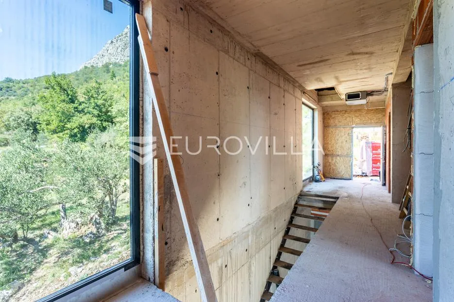 makarska, veliko brdo, luksuzna vila s bazenom i panoramskim pogledom na cijelu makarsku i jadran - slika 13