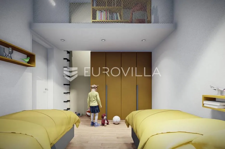 poreč, kuća b3 u nizu 117 m2, moderan stambeni projekt, mogućnost bazena, pogled na more - slika 7