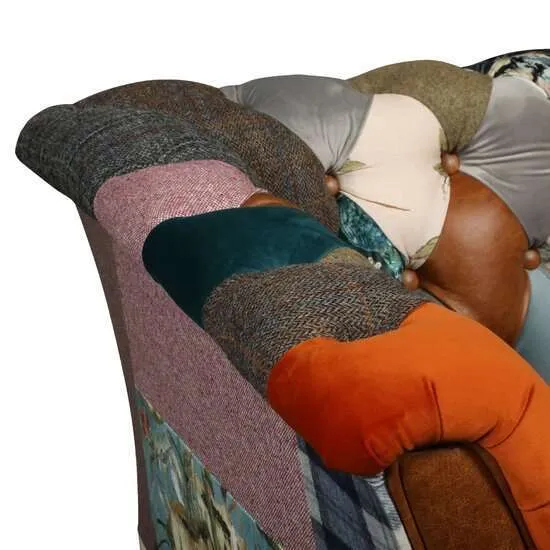 chesterfield rain lily harlequin patchwork 2-sjedišta dvosjed - slika 4