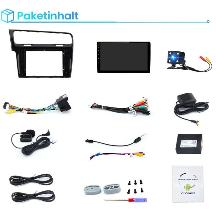 vw golf 7 original android 10.0. + parking kamera - slika 6