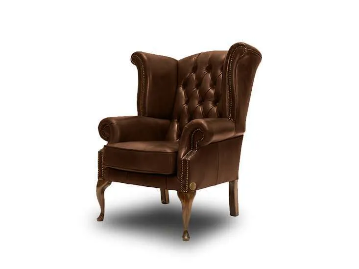chesterfield fotelja plainwing | 1-sjedište | cloudy caramel - slika 2