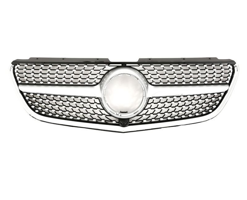 diamond maske za mercedes benz w447 vito - v klasa - top izgled - slika 5