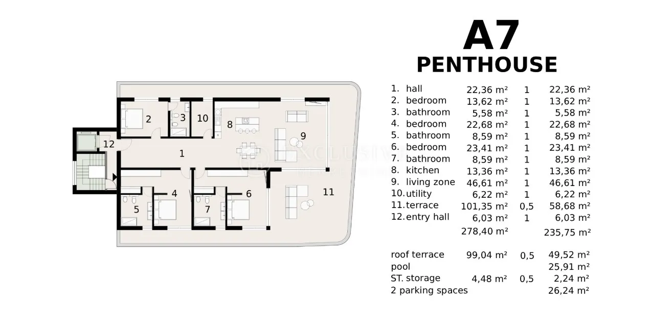 penthouse - ičići ekskluzivna novogradnja - slika 16