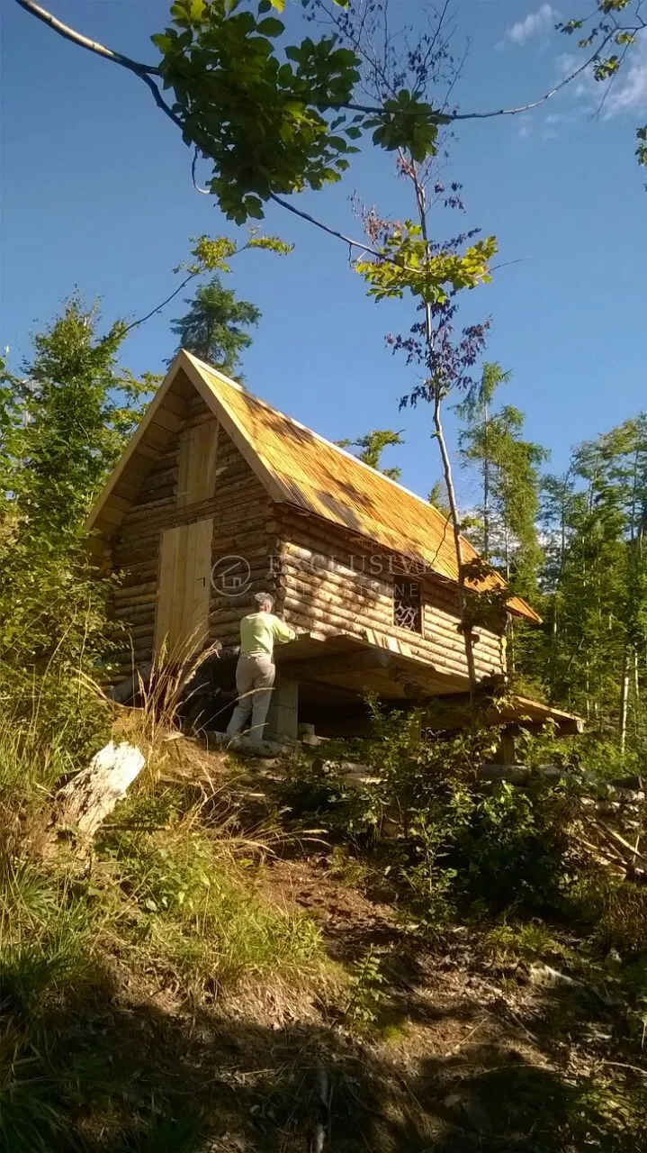 gorski kotar - brvnara na jezeru sa 3629m2 terena i izvorom vode - slika 6