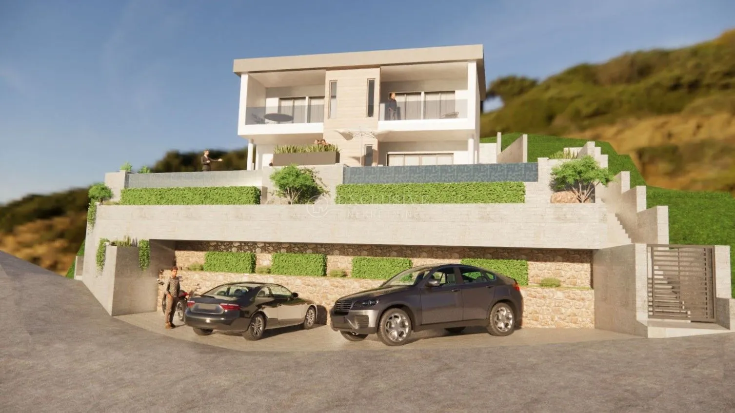 dramalj, crikvenica - moderna vila sa bazenom i panoramskim pogledom - slika 2