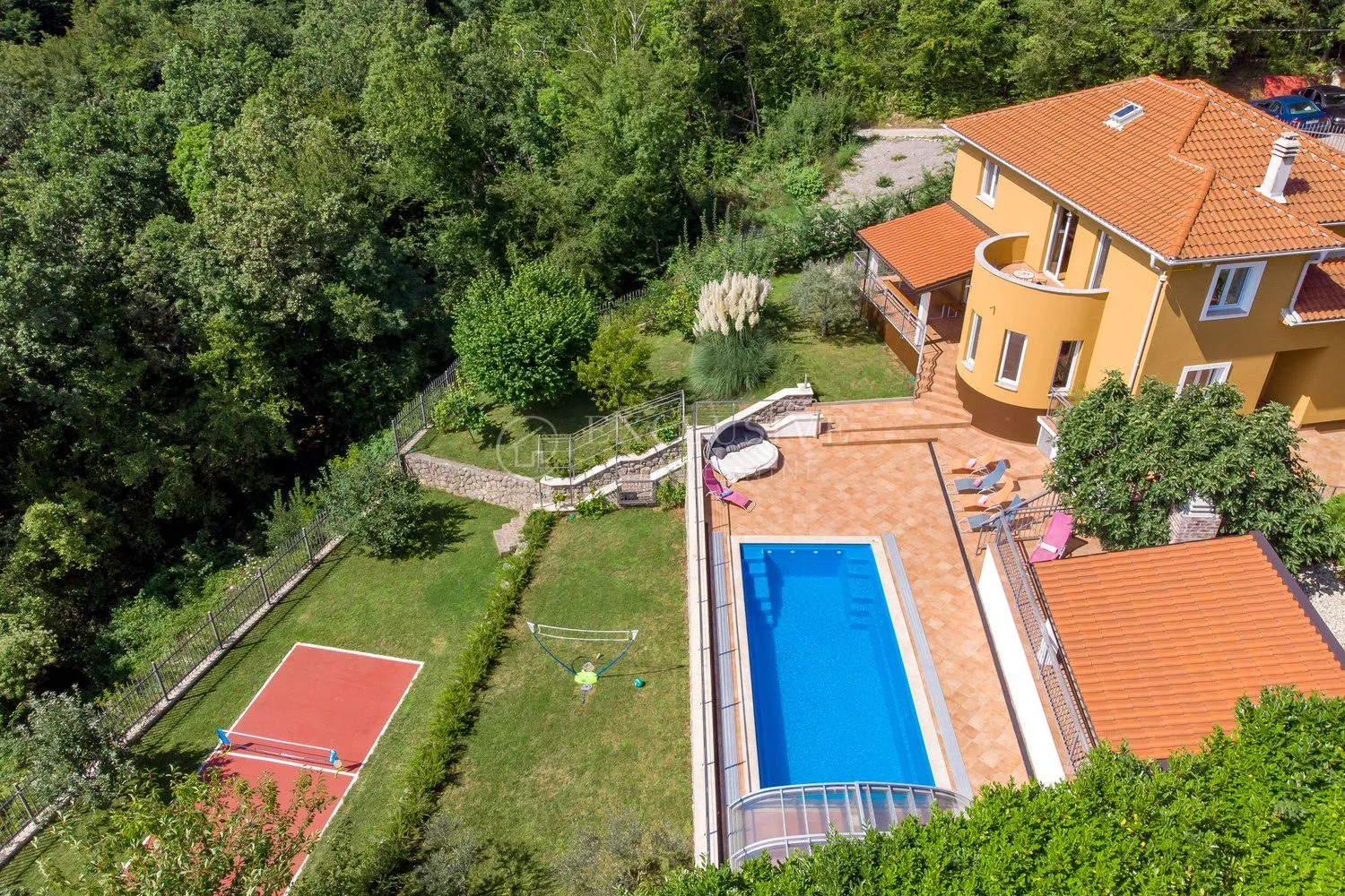 veprinac - kuća s bazenom i pogledom na more - slika 13