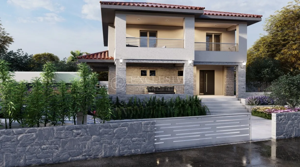 dobrinj - nova vila s bazenom na mirnoj lokaciji - slika 3