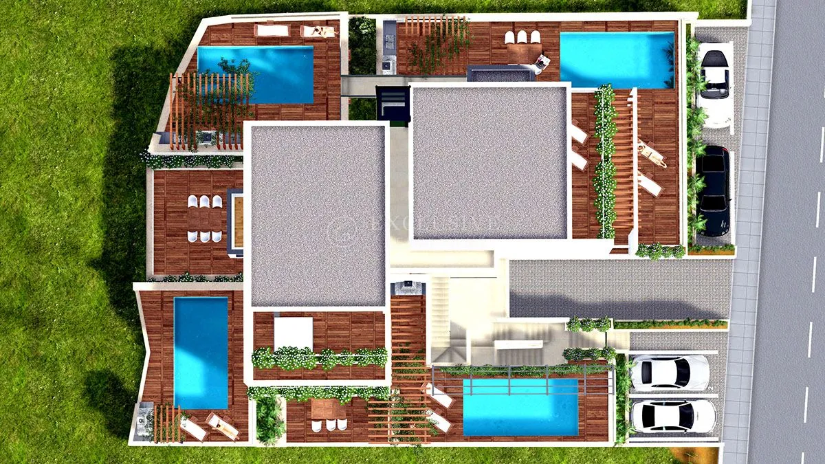 crikvenica - luksuzni dvoetažni apartman u modernoj vili - slika 15