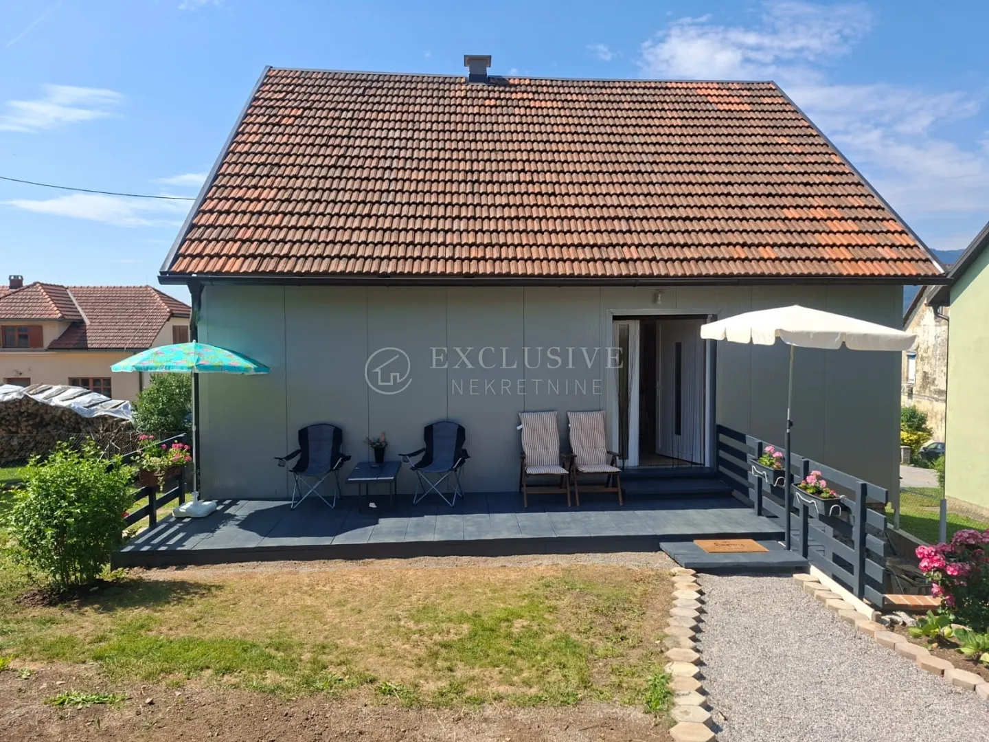 vrbovsko - rijetkost - sređena kuća sa lijepom okučnicom - slika 4