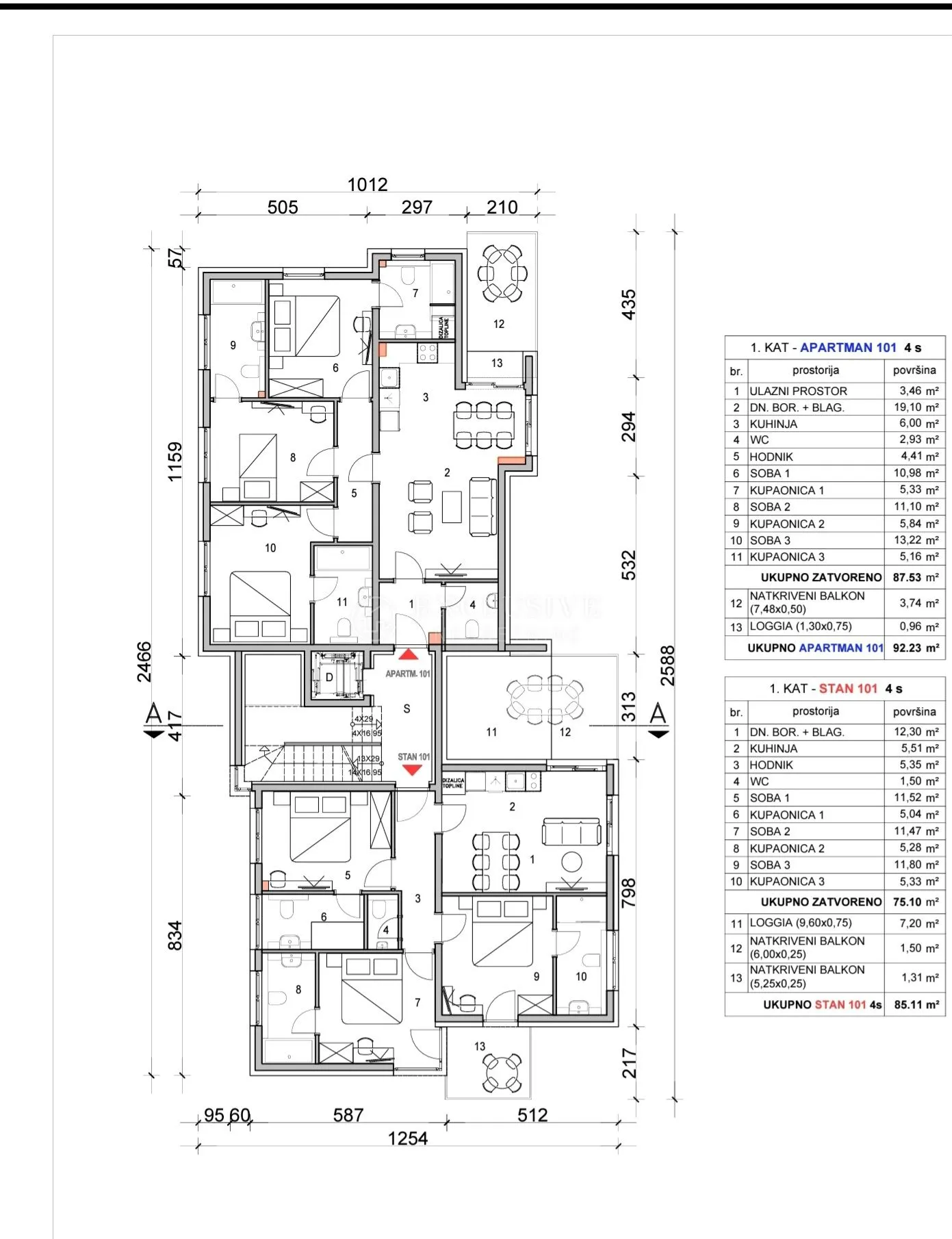 ičići teren 2800m2 s lokacijskom dozvolom i pogledom na more za stambenu zgradu - slika 7