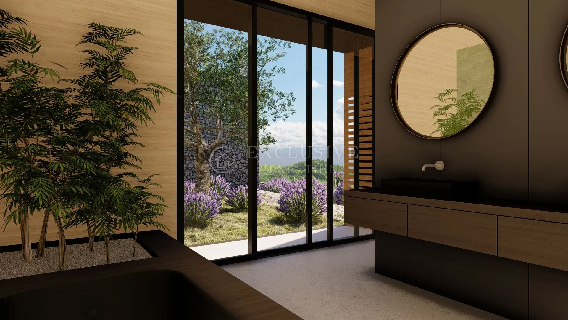 korčula građevinsko zemljište s projektom za vilu 34 000m2, pogled na more - slika 9