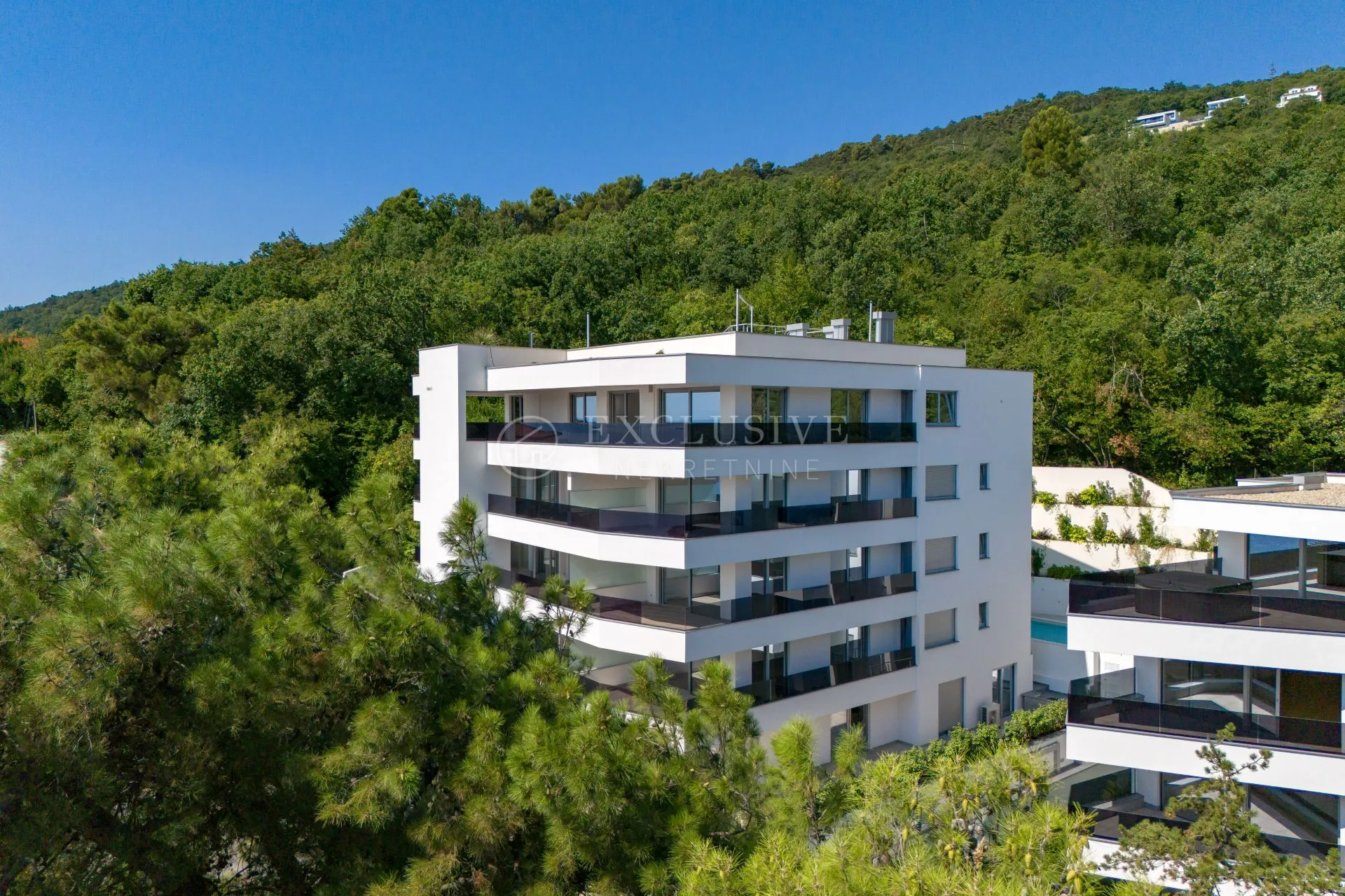 opatija, centar, novogradnja s pogledom na more, bazen, garaža - slika 25