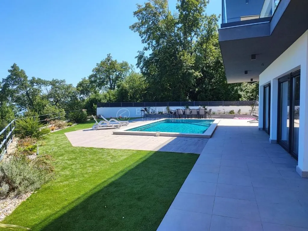 opatija, lovran - nova luksuzna moderna vila s bazenom u mirnom dijelu i pogledom na more - slika 3