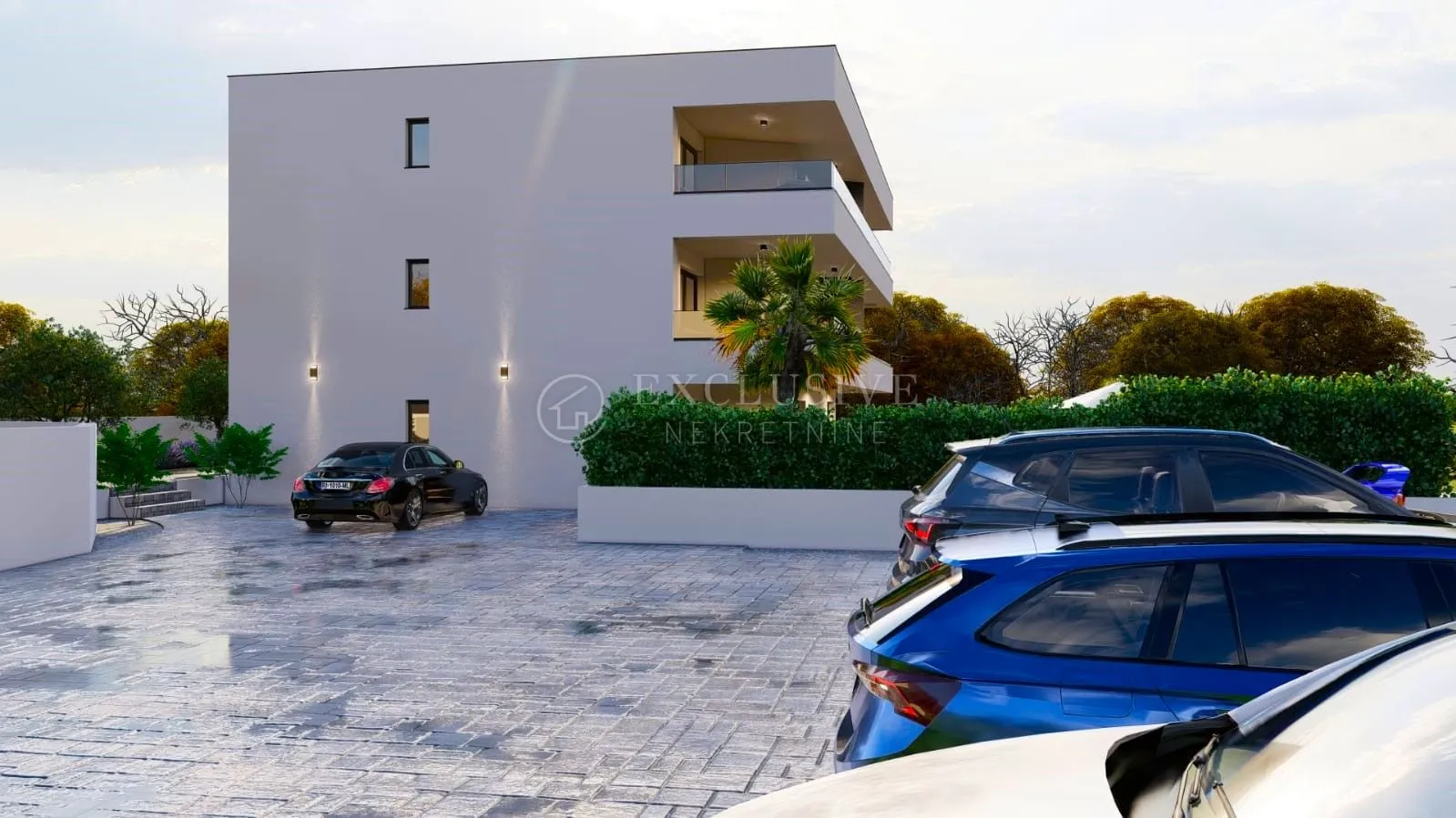 otok krk, malinska - apartman s okućnicom i bazenom, novogradnja! - slika 11