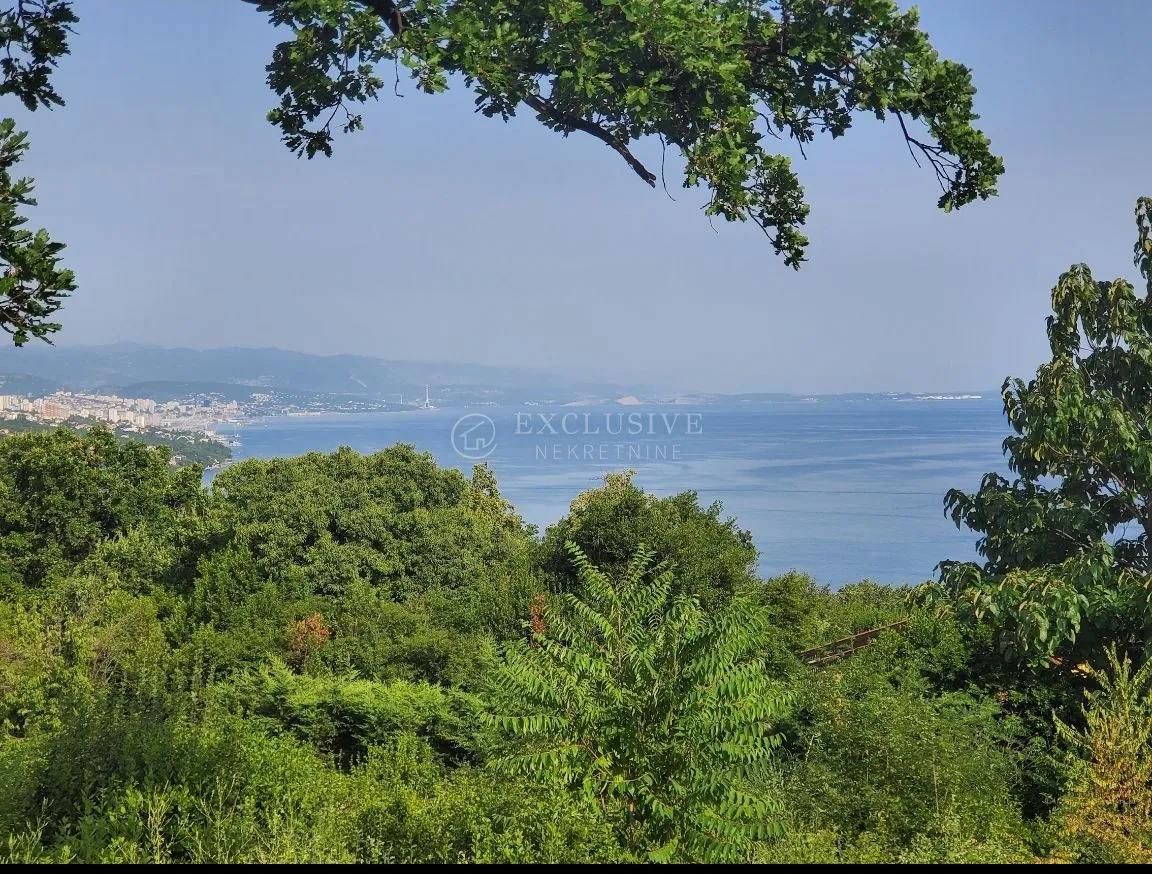 opatija-pobri građevinsko zemljište s pogledom na more 2600m2 !! - slika 2