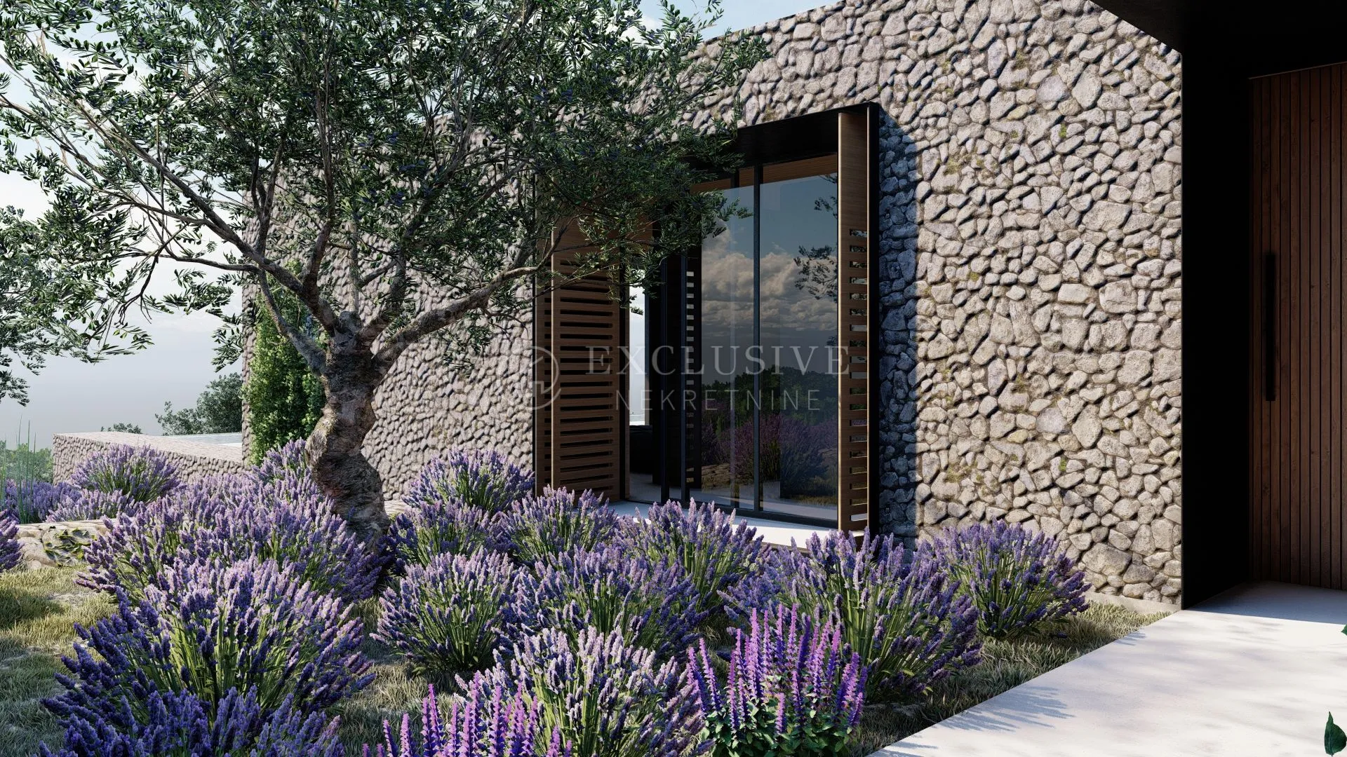 korčula građevinsko zemljište s projektom za vilu 34 000m2, pogled na more - slika 7