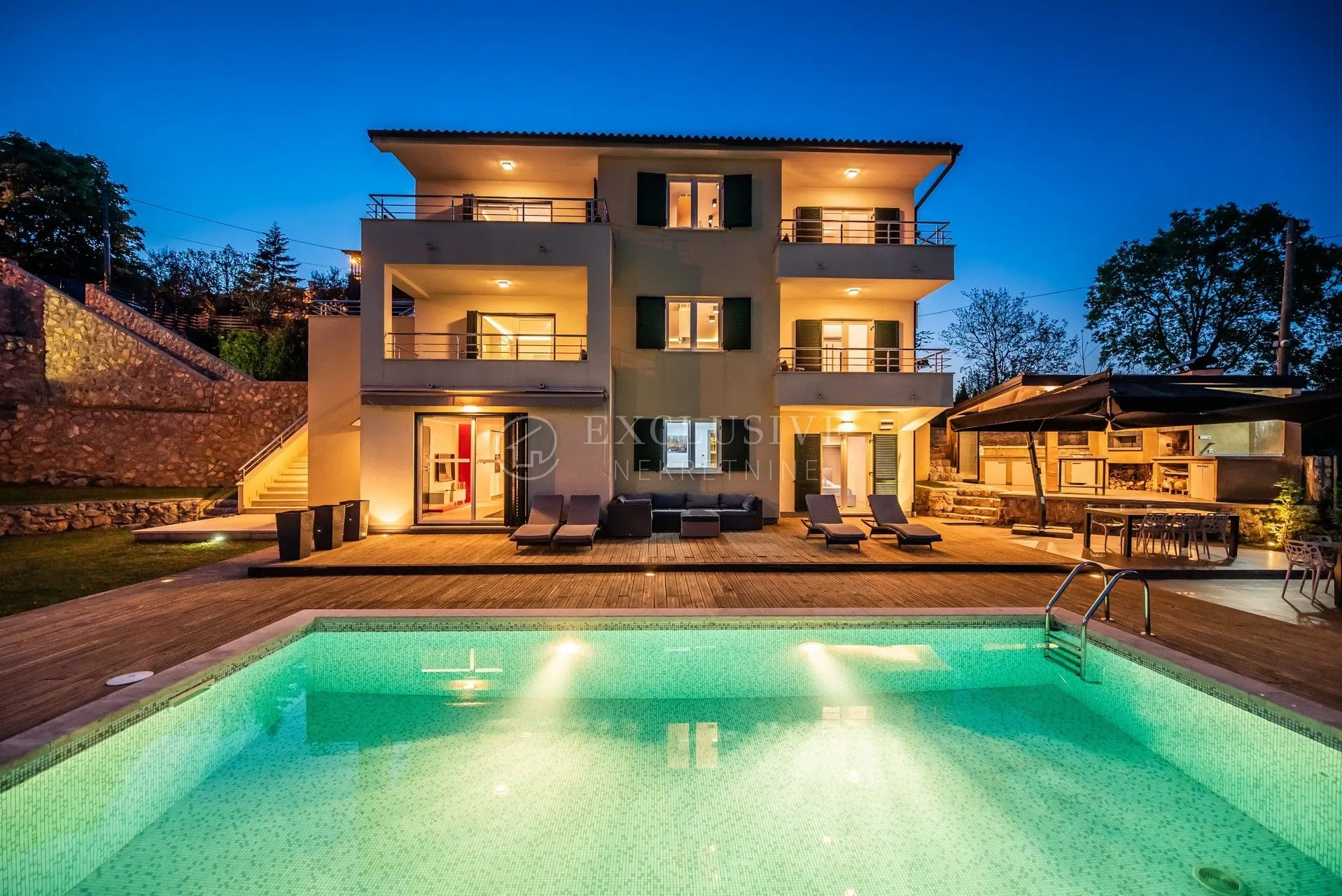 opatija pobri - ekskluzivna villa s bazenom i pogledom na more - slika 4