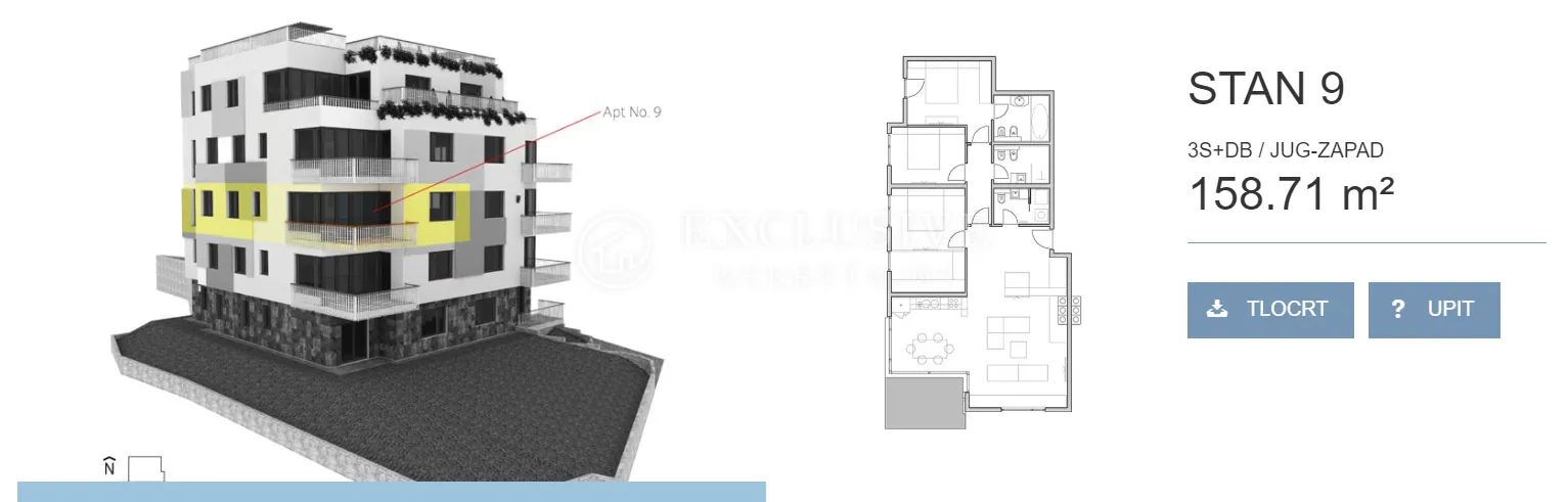 opatija novogradnja strogi centar 2.kat - 200m od mora !! - slika 14