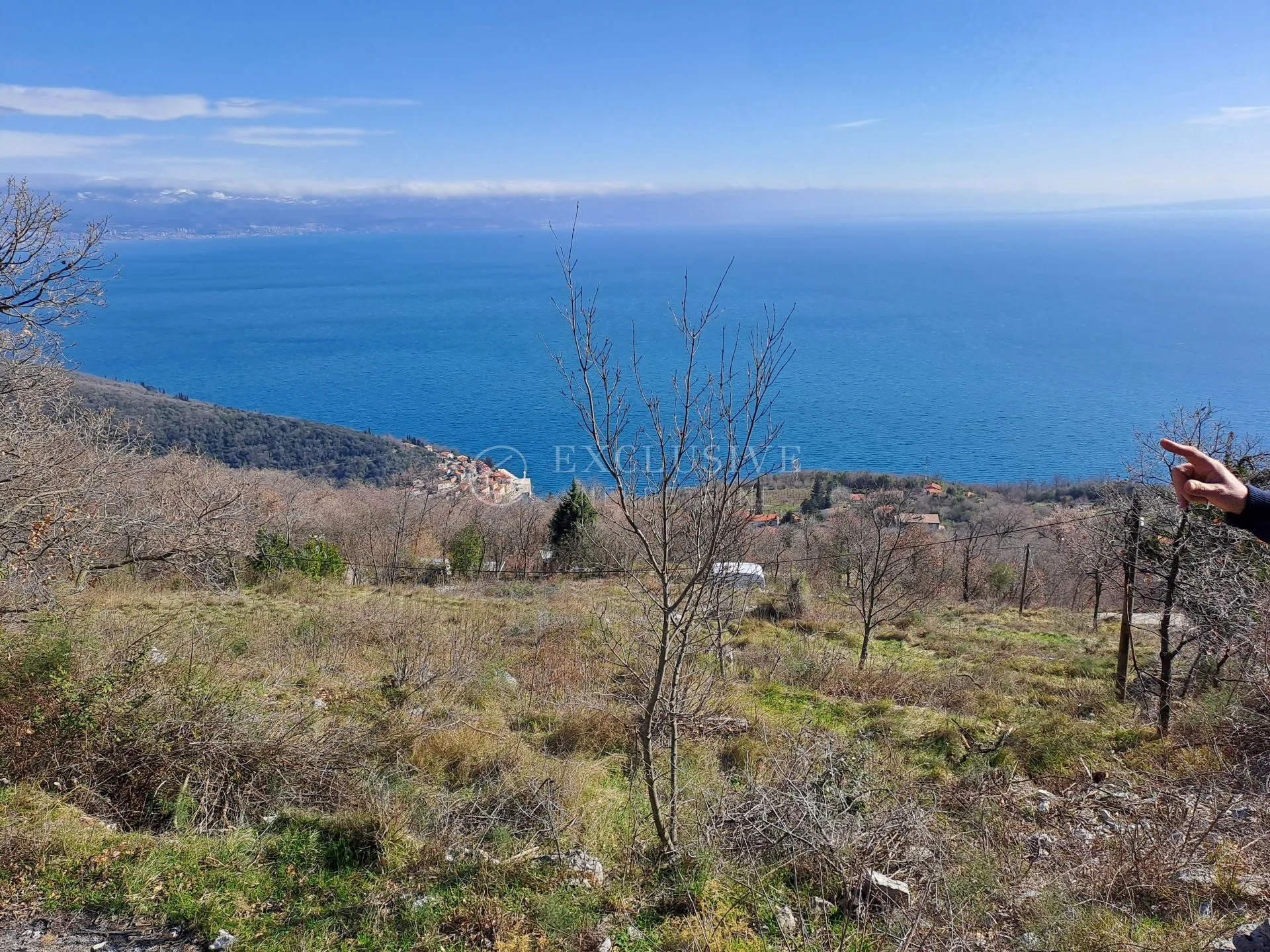 mošćenička draga, kalac, građevinsko zemljište 1830 m2 - slika 4