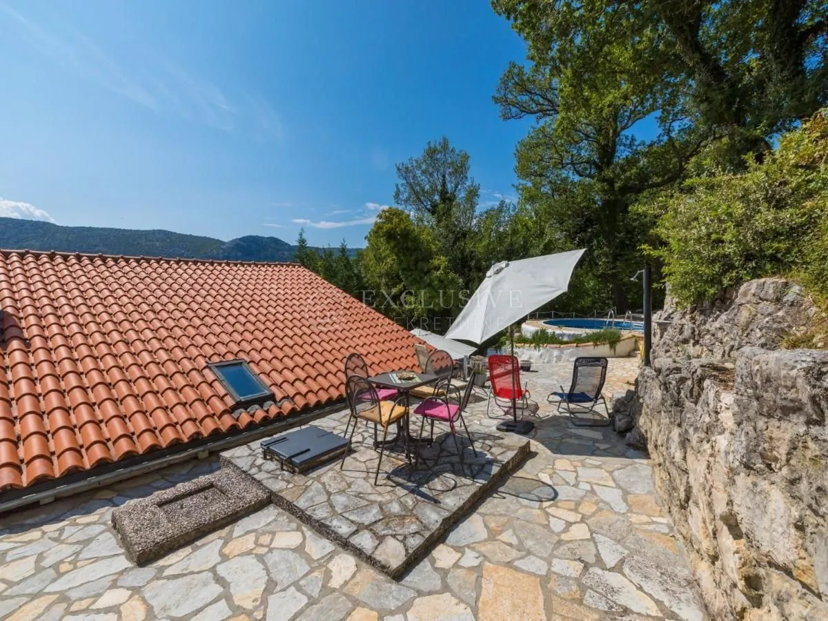 crikvenica, zaleđe - dvije kamene kuće s bazenom - slika 19