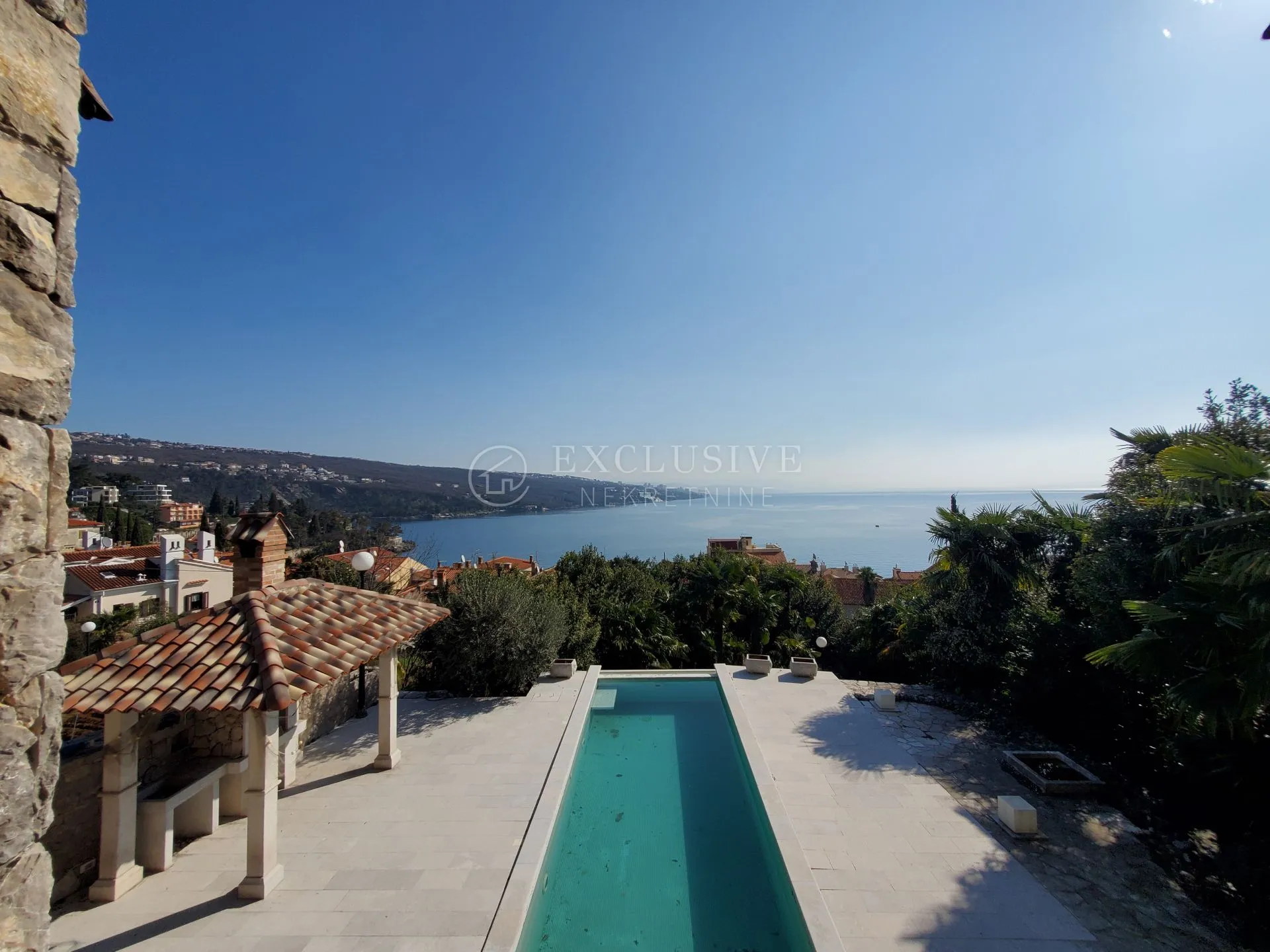 volosko villa s bazenom i lijepim vrtom- 150m od mora !! - slika 5