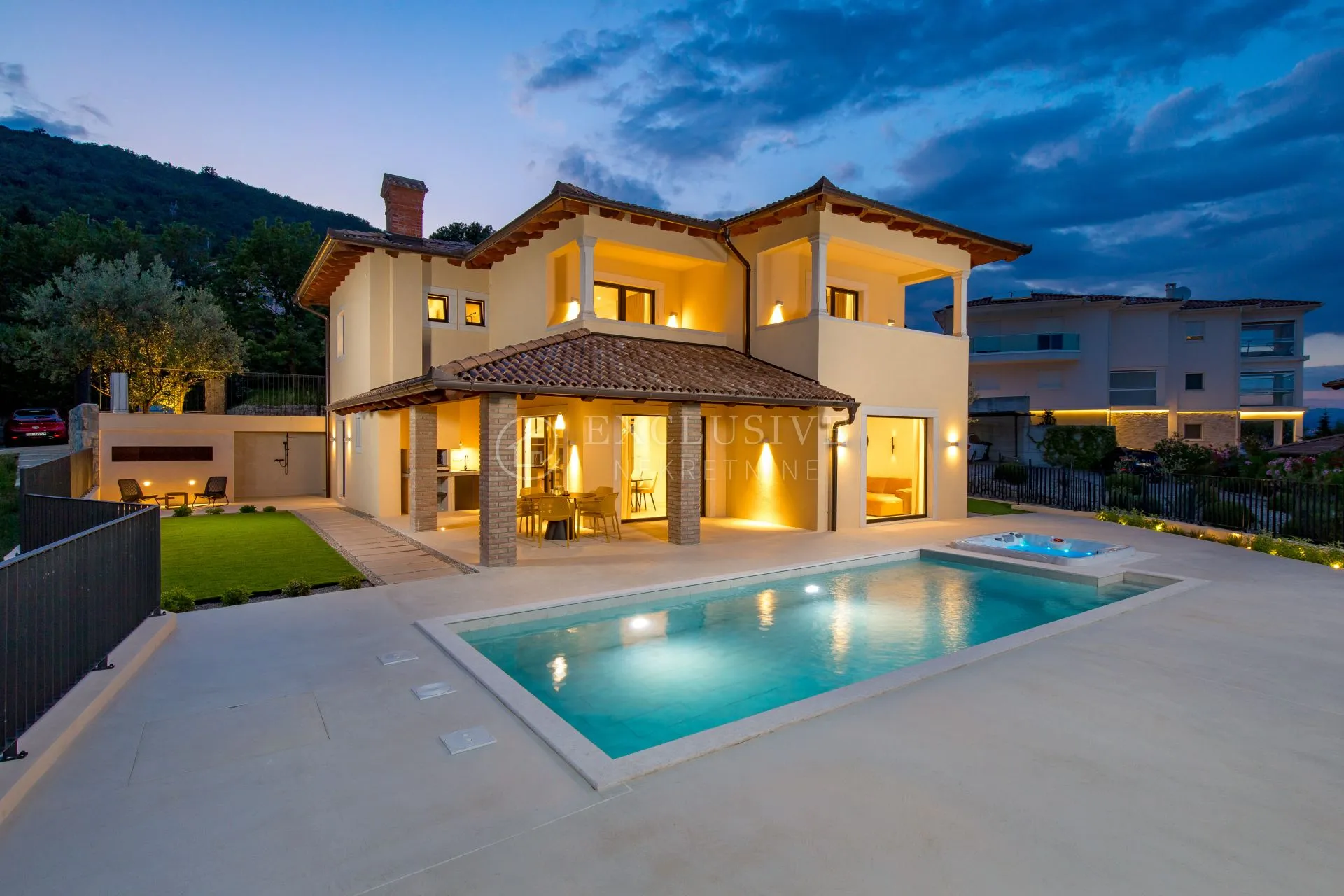 opatija rivijera - novosagrađena mediteranska vila na litici blizu mora - slika 60