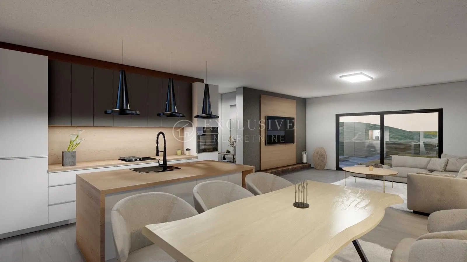 vrbnik - ekskluzivni apartman s bazenom, novogradnja - slika 3